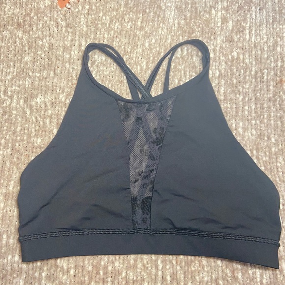 Lululemon Energy Bra Flocked Women’s Sports Bra Size 8 Black - Picture 5 of 10